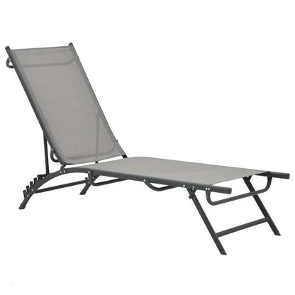 Terrasstoel – Tuinstoel – Buitenstoel – Campingstoel – Strandstoel – Stalen Frame – Ergonomisch & Lichtgewicht 2-Pack