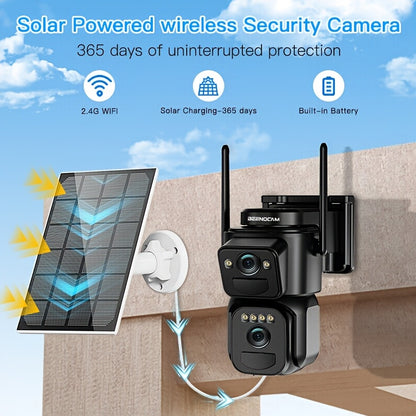 Beveiligingscamera – Camerabewaking – Buitencamera – Draadloze Camera – IP Camera – 1080p Full HD – PIR Bewegingssensor & Kleurennachtzicht