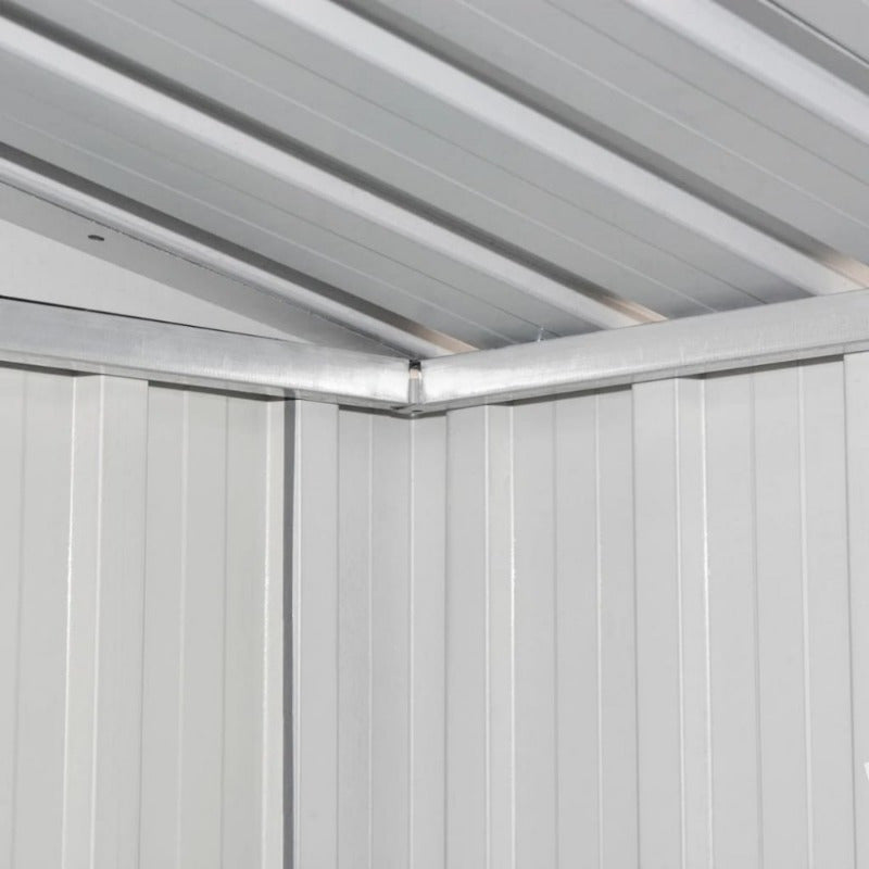 Stalen Tuinschuur – Tuinhuis – Opslagruimte – Berging – Schuur – Mobiel – Tijdelijk – Stevig Alloy Staal – Afmetingen 257x205x178 cm
