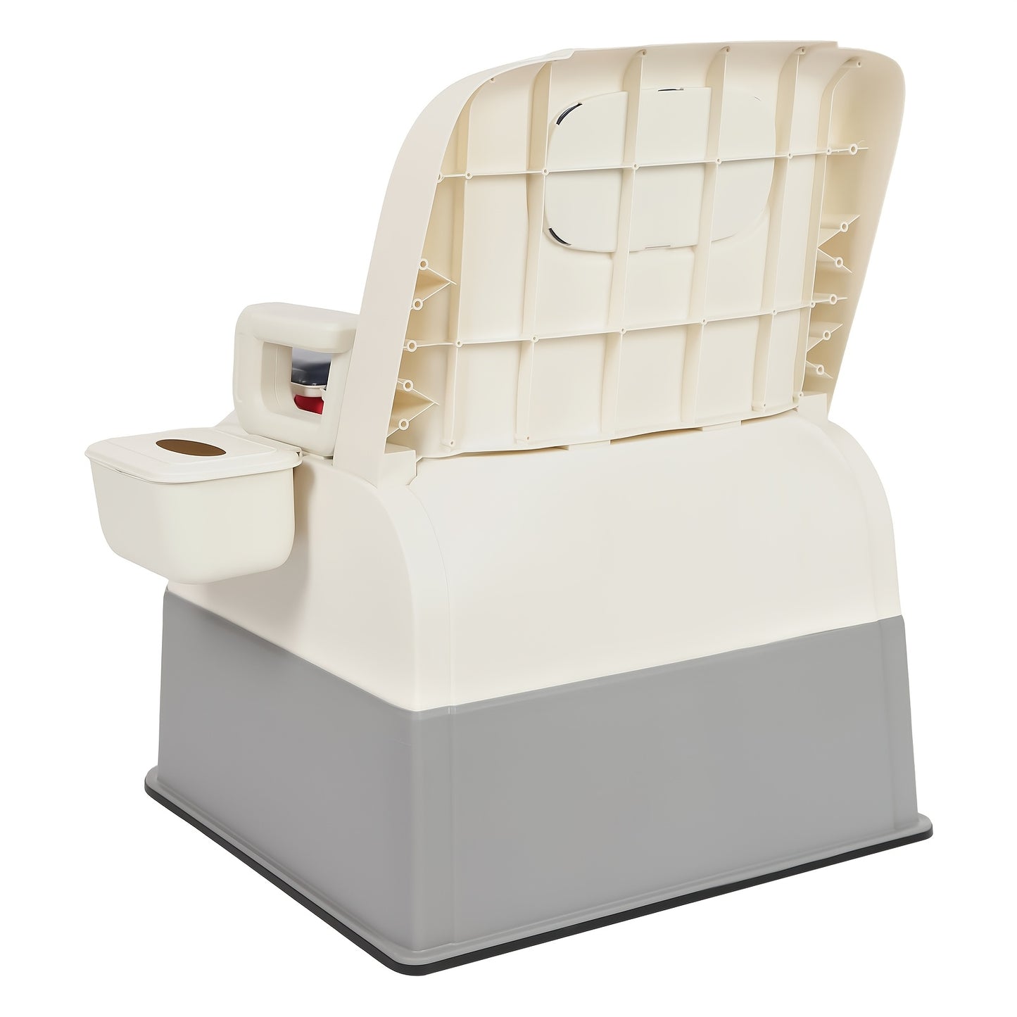 Toilettenstoel – Commode Stoel – Veiligheidstoilet – Draagbaar Toilet – Zitstoel Ouderen – Versterkte Armleuningen – Antislip Poten