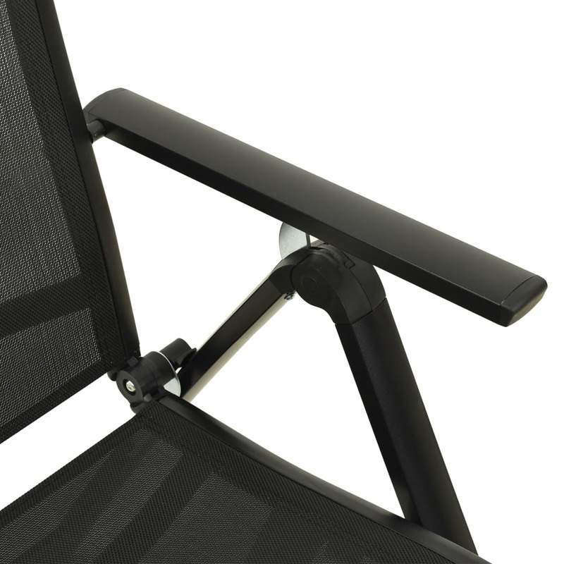 Inklapbare Tuinstoel – Outdoor Stoel – Balkonstoel – Campingstoel – Lichtgewicht – Weerbestendig Aluminium – Ergonomisch Design