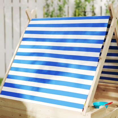 Zandbak – Speelbak – Buitenbak – Zandkist – Sandbox – Natuurlijk Hout – Weerbestendige Beschermhoes – Ruime 120x120 cm Speelplek