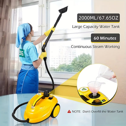 Stoomreiniger – Stoommop – Vloerreiniger – Handstomer – Kanisterstomer – 18 Accessoires – 3 Meter Snoer – IPX4 Spatwaterdicht