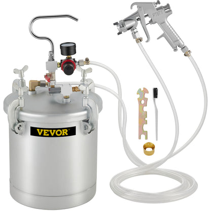 Verfdrukvat – Verfcontainer – Verfspuittank – Verfvat – Verfspuitvat – 10 Liter Inhoud – Drukvast Tot 30 PSI