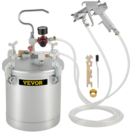 Verfdrukvat – Verfcontainer – Verfspuittank – Verfvat – Verfspuitvat – 10 Liter Inhoud – Drukvast Tot 30 PSI