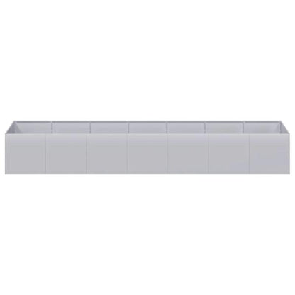 Bloembak – Plantenbak – Verhoogde Plantenbak – Plantenbak Voor Balkon – Tuinbak – Gegalvaniseerd Staal – Weerbestendig – 280x80x40 cm