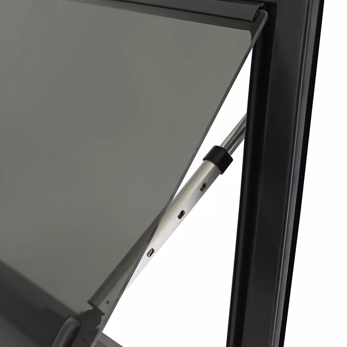 Camperraam – Caravanraam – Busraam – Trailerraam – Ombouwraam – Aluminiumlegering & Gehard Glas – Maximale Opening 65°