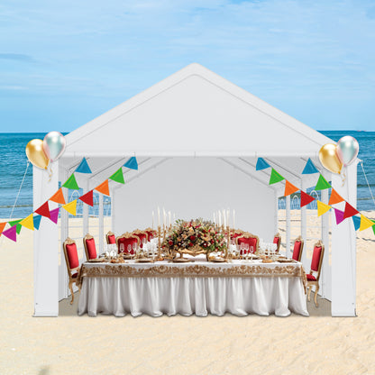 Banquet Tents with Side Panels Stable with Windows Garden Tents Large Tents Compact Tents Canopies PE Roofs for Weddings Garden Parties Grey/White