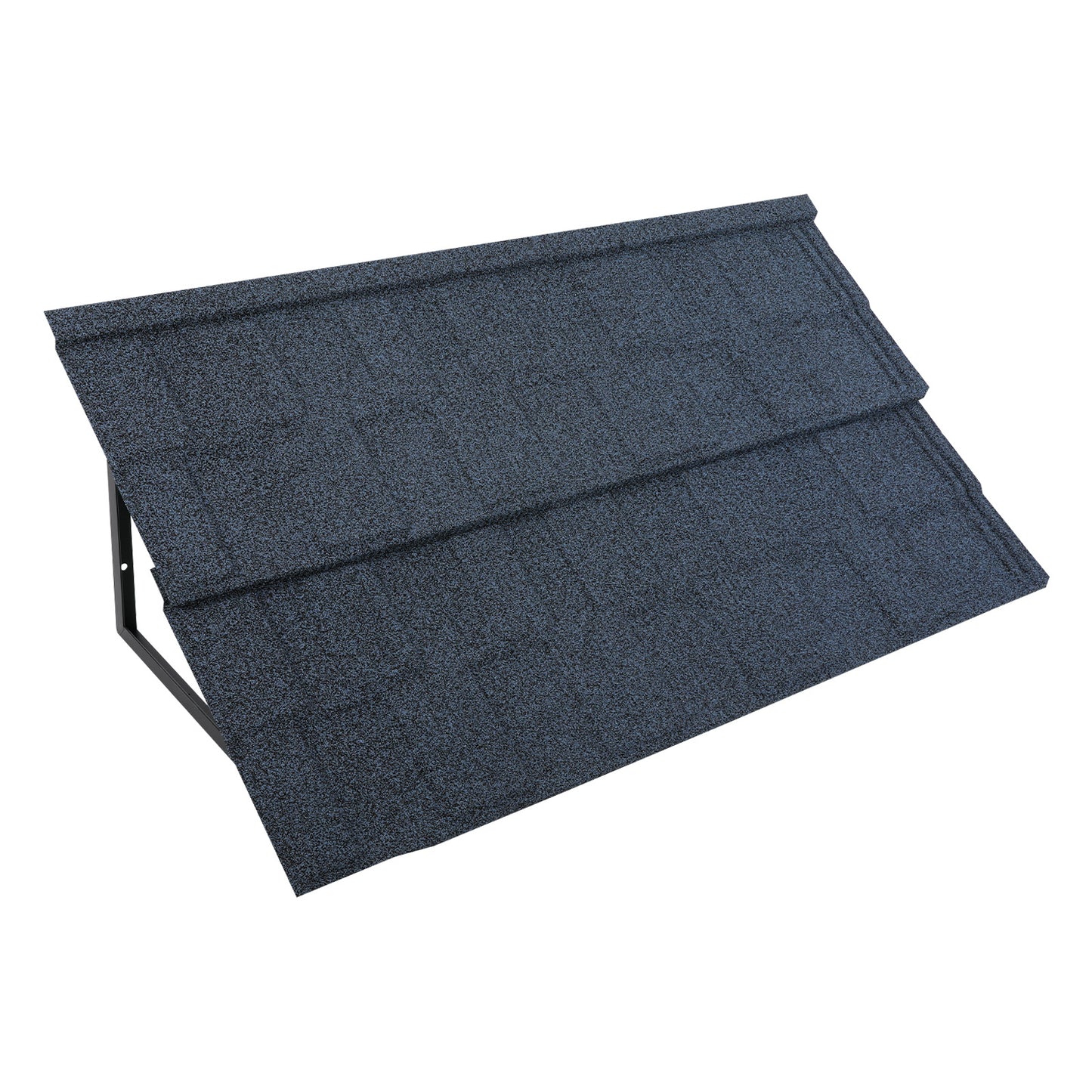 2 Metal Tile Shaped Awnings | Blue, 134*42CM, by NaMaSyo