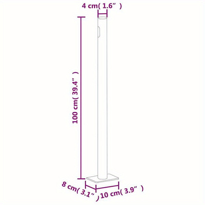 Tuinscherm – Privacyscherm – Balkonscherm – Windscherm – Uittrekbaar – 160x500 cm – Weerbestendig Zwart Doek