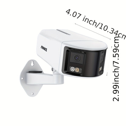 Beveiligingscamera – IP Camera – Surveillance Camera – Turret Camera – Outdoor Camera – 4K 8MP Dual-Lens 180° Ultra Breed – Volle-Kleur Nachtzicht & Tweeweg Audio