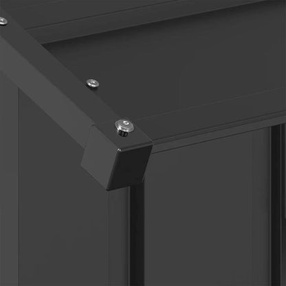 Hondenkooi – Hondenbench – Hondenhok – Hondenren – Buitenkooi – Gegalvaniseerd Staal – Groot 83x130x85 cm – Roestbestendig & Ventilerend - Zwart