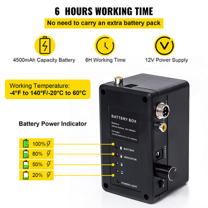 Rioolcamera – Inspectiecamera – Endoscoop – Afvoercamera – Pijpinspectiecamera – 7 inch TFT LCD Scherm – 30 M Kabel met 12 LED’s Waterproof