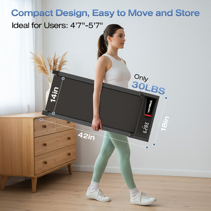 Loopband – Wandelband – Walking Pad – Treadmill – Wandelmachine – Inklapbaar – 10% Hellingshoek – Max. 120 kg Belastbaar