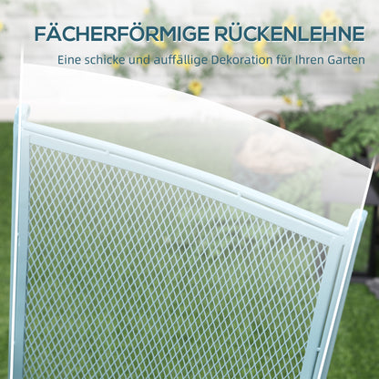 Bistroset – Tuinset – Balkonset – Tuintafel – Bistrotafel – Inklapbaar – Lichtgewicht Metalen Frame – Compact Voor Balkon