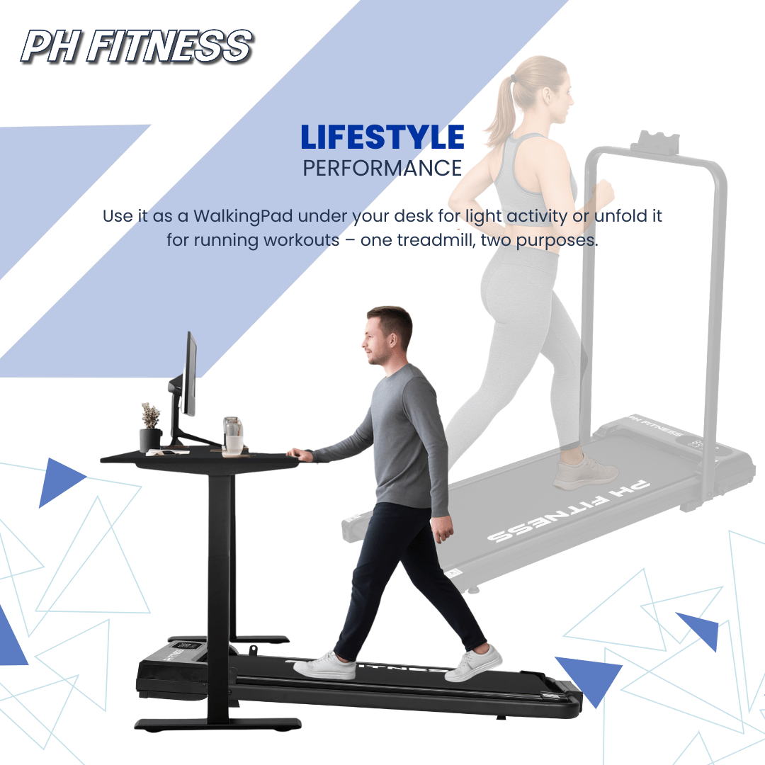 Loopband – Wandelband – Treadmill – Hardloopband – Walking Pad – Inklapbaar – 1.3HP Motor – Bluetooth & FitShow App