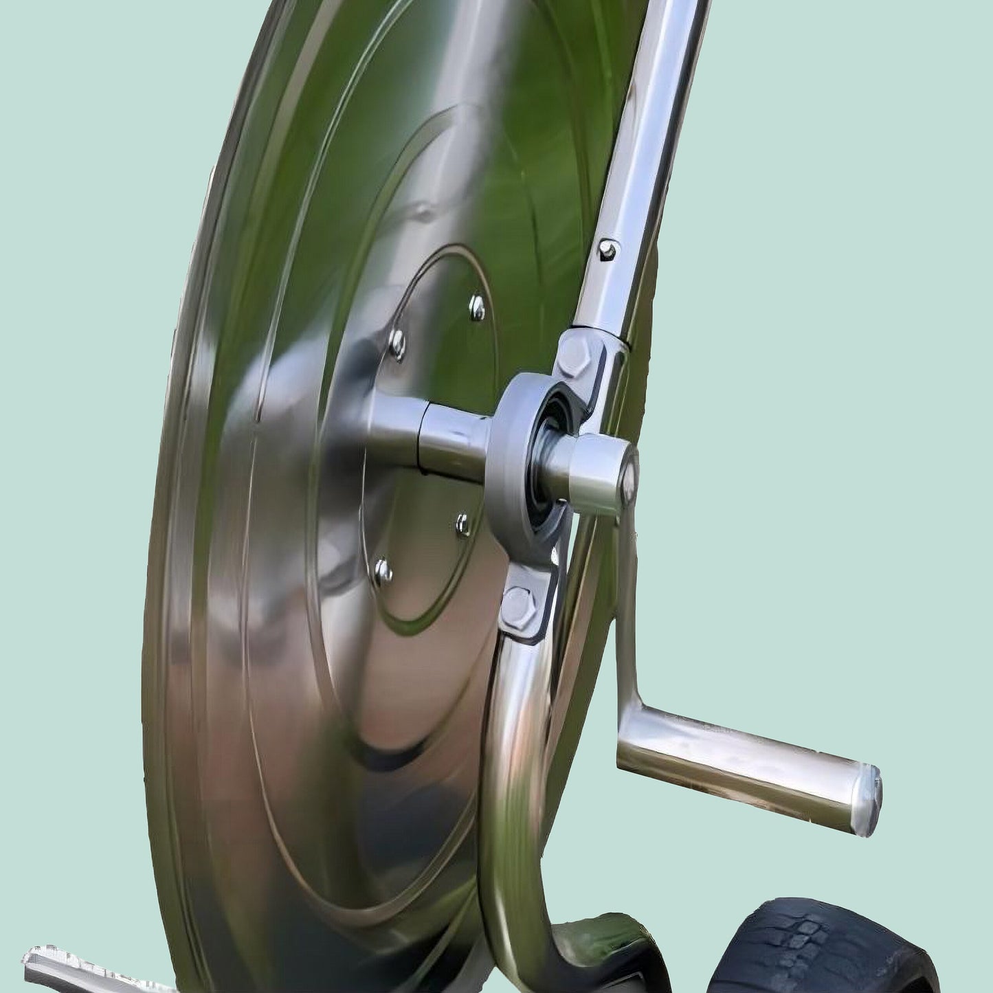 Slangenwagen – Slanghouder – Slanghaspel – Tuinslanghouder – Slangrek – XXL Capaciteit Tot 200 Meter – Roestvrij Stalen Frame Met Wielen
