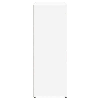 Dressoir – Ladekast – Opbergkast – Tv-kast – Commode – Modern Wit Design – MDF Met Vergrendelbare Deuren – 60x30x84 cm