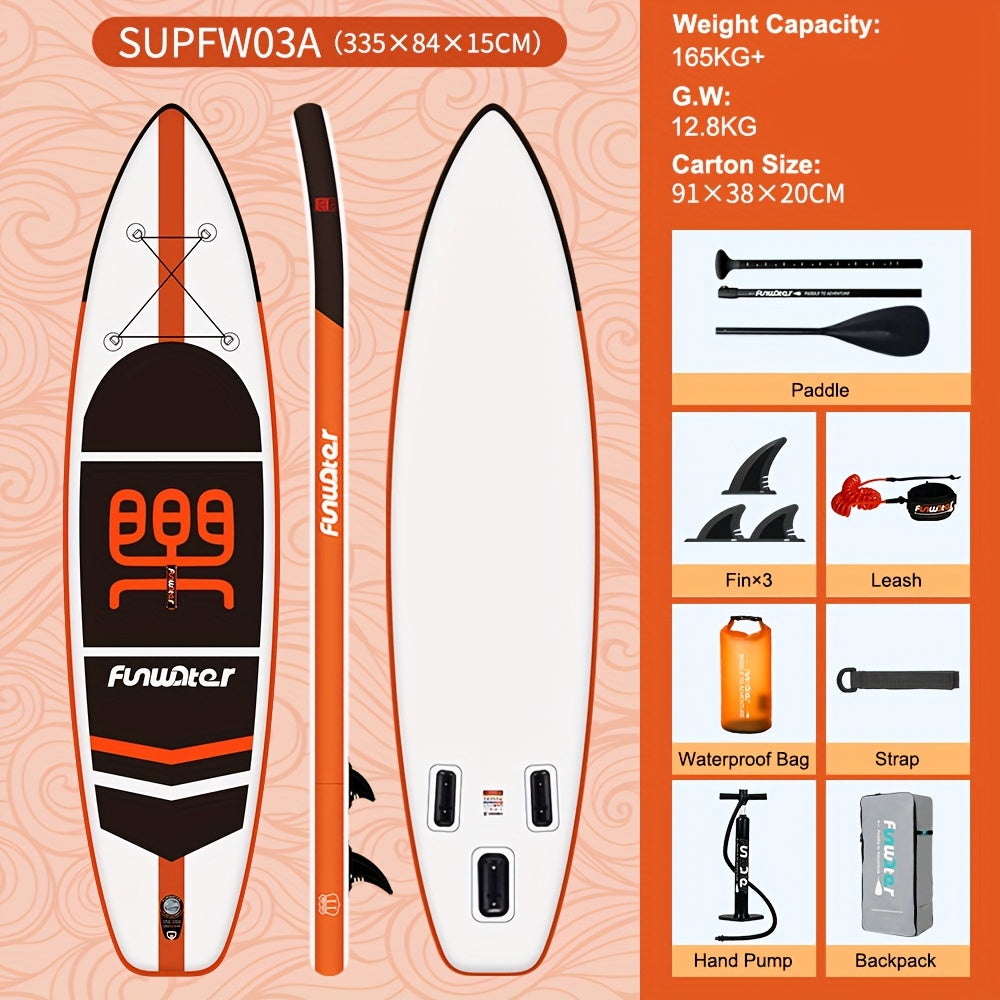 Stand Up Paddle Surfboard – SUP Board – Peddelboard – Inflatable Paddleboard – Watersport Board – Licht en Stevig PVC – Compact Opblaasbaar Design