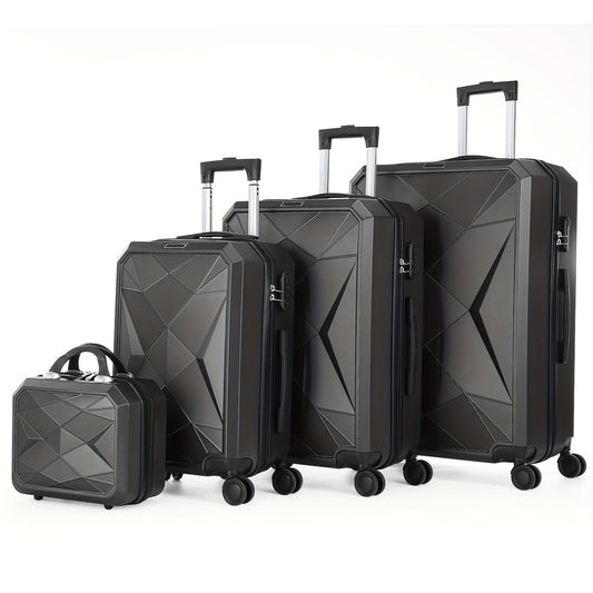 Kofferset – Harde Koffer – Spinner Koffer – Reiskoffer – Trolley Koffer – ABS Materiaal – TSA Slot – Blauw