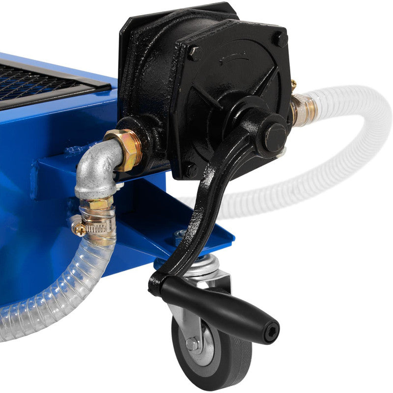 Floor Trolley for Oil Change with Manual Pump 20L/Min 55 L