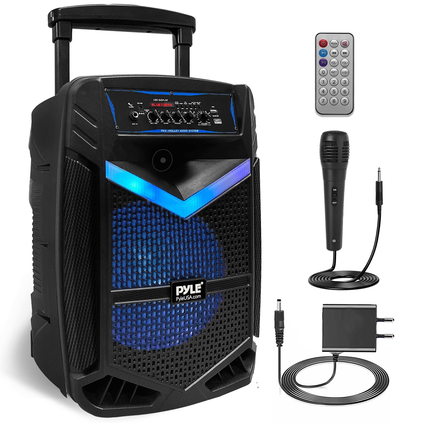 Bluetooth Speaker – Draagbare Speaker – Party Speaker – Bluetooth Box – Feest Speaker – 1200 Watt Piekvermogen – Ingebouwde Disco Verlichting
