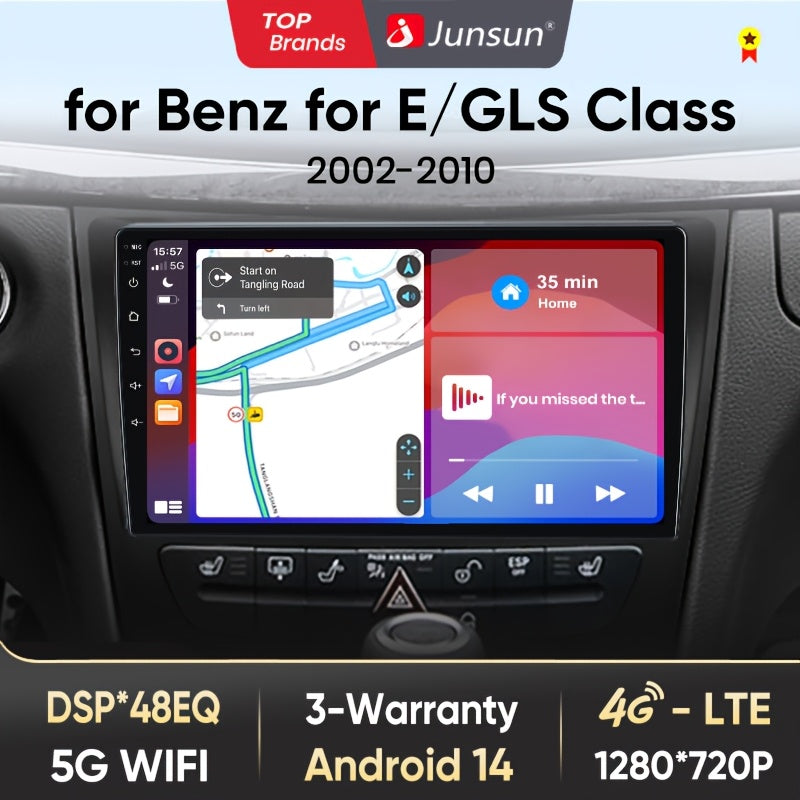 2-DIN Autoradio – Multimedia Speler – Android Auto – Auto Radio – Multimedia Systeem – 9 Inch Touchscreen – Draadloze WiFi & GPS Navigatie – 32GB Opslag