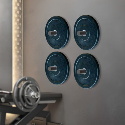 Gewichtsschijfhouder – Schijfhouder – Muurbeugel – Halterschijfopberger – Dumbbellhouder – Matzwart – Stevig Legeringsstaal – Max 80 kg Draagkracht