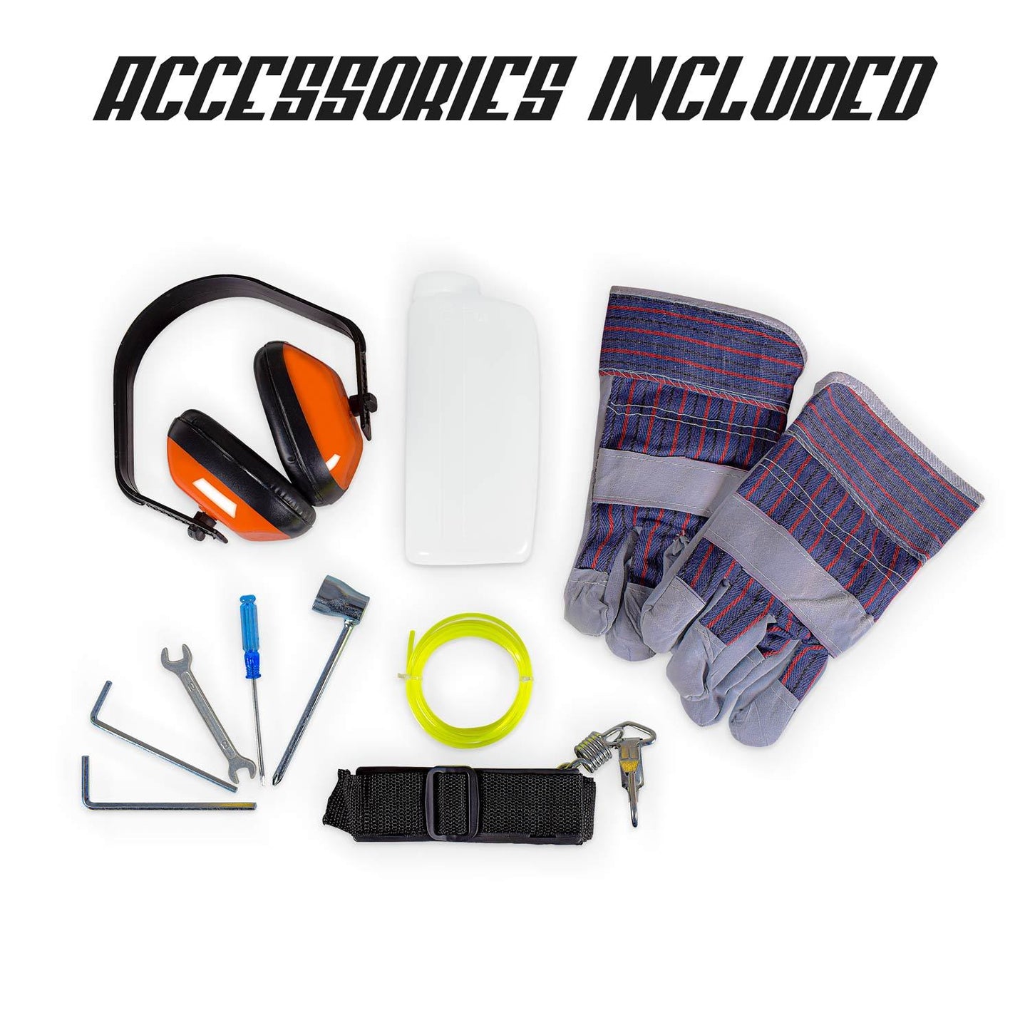 Bosmaaier – Strimmer – Grasmaaier – Trimmer – Brushcutter – Krachtige 62cc 2-Takt Motor – Inclusief 3-Tands Stalen Schijf en Nylon Draadkop