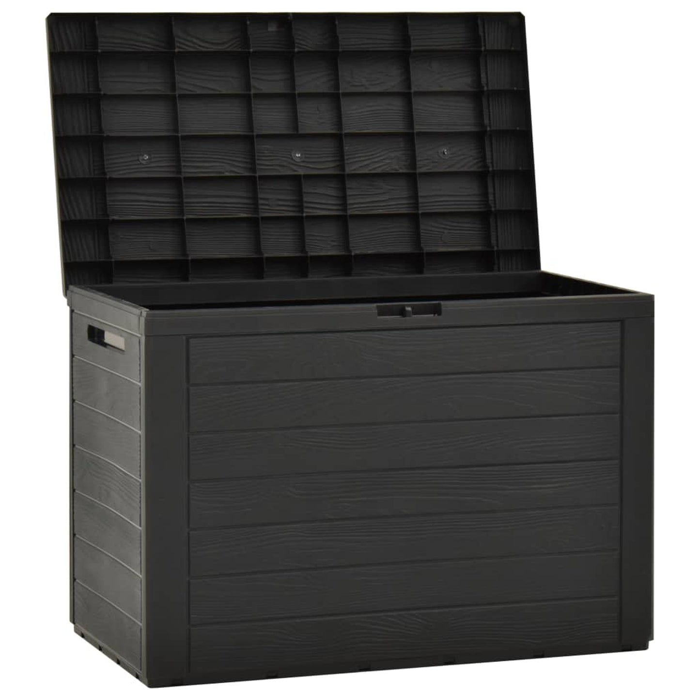 Opbergbox Tuin – Tuinkussenbox – Tuinbox – Tuinkist – Tuinopbergkast – Duurzaam Polypropyleen – Vergrendelbaar Deksel – 190 Liter – 78x44x55 cm – Antraciet