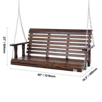 Schommelbank – Tuinschommel – Tuinbank – Tuinmeubel – Hangbank – 4.5 ft – Massief Dennenhout – Draagkracht 400 kg