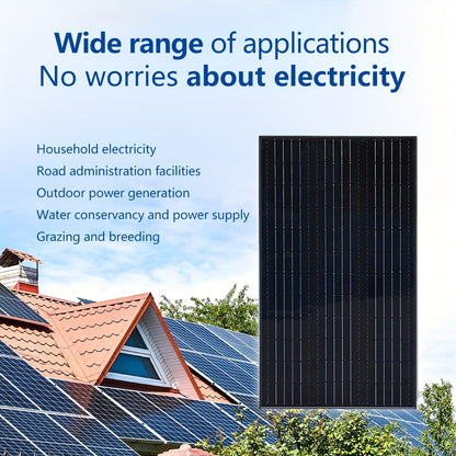 Zonnepaneel – Solar Panel – Zonnecellen – Zonne-energie – Solar Module – 200W – 12V – Monokristallijn – Compact & Weerbestendig