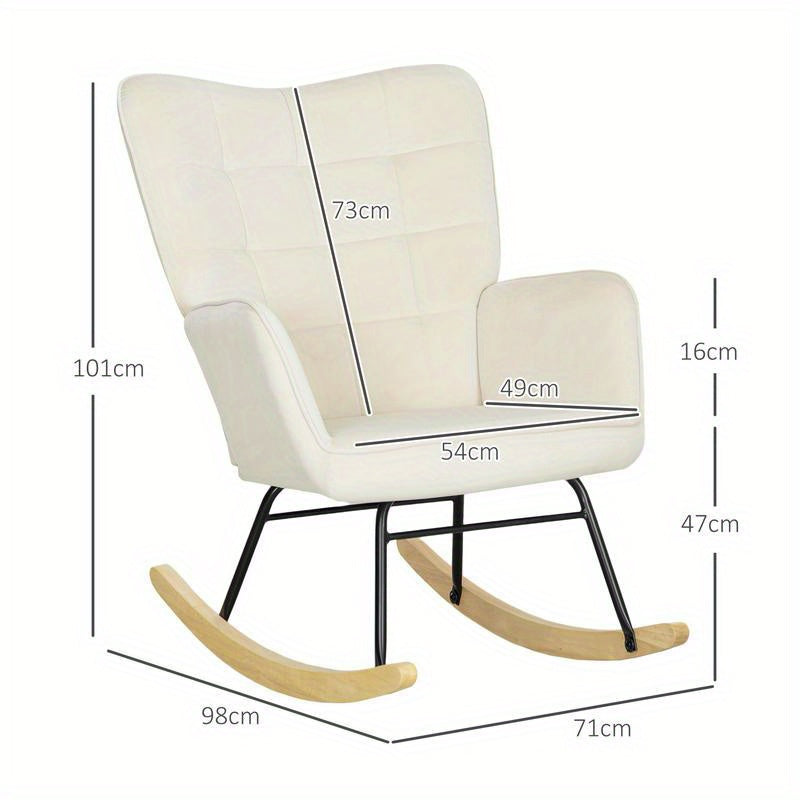 Loungestoel – Relaxstoel – Fauteuil – Draaistoel – Zitstoel – Ergonomisch Ontwerp – Massief Beukenhout Frame