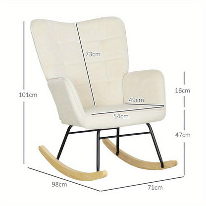 Loungestoel – Relaxstoel – Fauteuil – Draaistoel – Zitstoel – Ergonomisch Ontwerp – Massief Beukenhout Frame