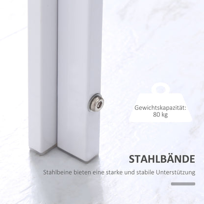 Eettafel – Tafel – Keukentafel – Eetkamertafel – Witte Tafel – Modern Design – Groot Formaat 120x60 cm