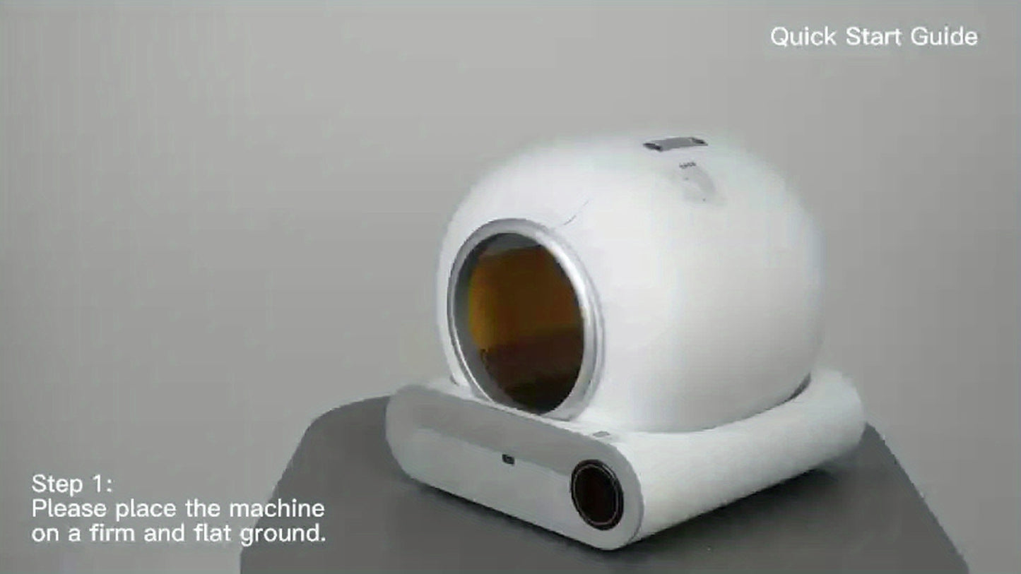 Zelfreinigende Kattenbak – Automatische Kattenbak – Robot Kattenbak – Slimme Kattenbak – App Bediening – Extra Groot 65L + 9L – Geurcontrole & Negatieve Ion Sterilisatie