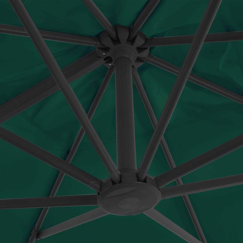 Zwevende Parasol – Hangende Parasol – Luchtige Parasol – Tuinparasol – Aluminium Frame – 300x300 Cm – Kantelbaar & Draaibaar