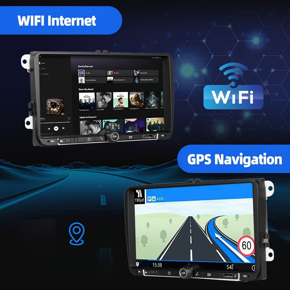 Multimediaplayer Auto – Autoradio – Navigatiesysteem – Carplay Speler – Multimedia Systeem – 9 Inch IPS Touchscreen – Draadloze CarPlay & AHD Achteruitrijcamera
