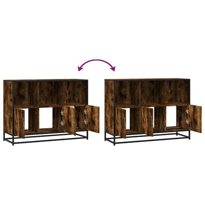 Sideboard 100x35x76cm edited hout gerookt eikenkleurig