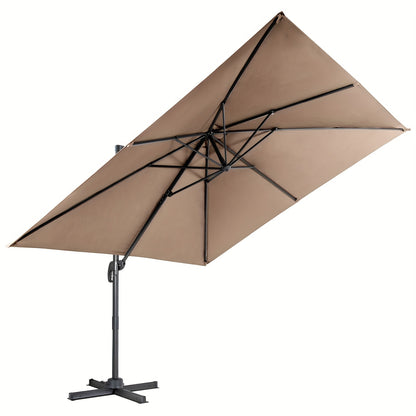 Zweefparasol – Hangparasol – Tuinianparasol – Terrasparasol – 3 Meter Diameter – Roestbestendig Stalen Frame