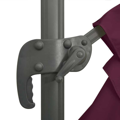 Drijvende Parasol – Zweefparasol – Terrasparasol – Tuinparasol – Hoge Schaduw – Aluminium Paal – 400 X 300 Cm