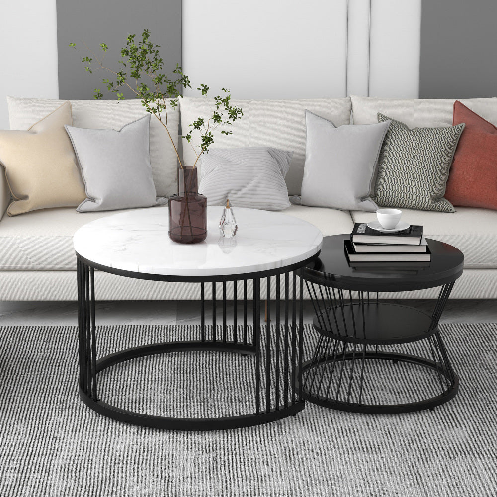 Dressoir – Sideboard – Opbergkast – Ladekast – Buffetkast – Modern Design – Donker Walnoot Houtdecor – Schuifdeuren – Metalen Poten – Geen Elektriciteit – Eenvoudig Zelf Te Monteren