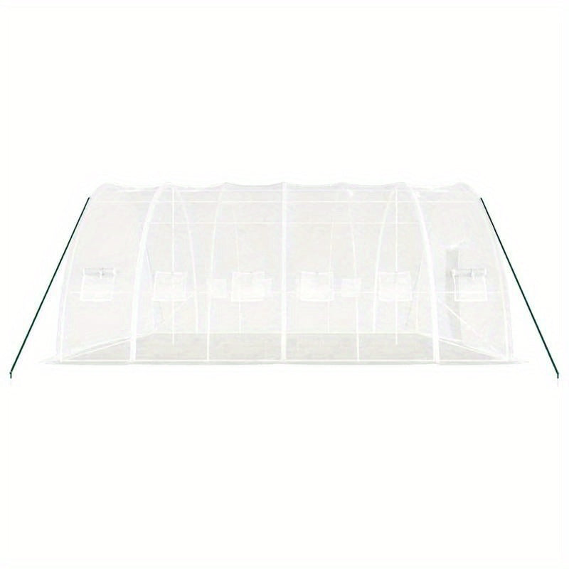 Kas – Tuinkas – Kweekkas – Broeikas – Glazen Kas – Wit Stalen Frame – 36 m² Ruimtelijk – 6x6x2,85 Meter Hoog