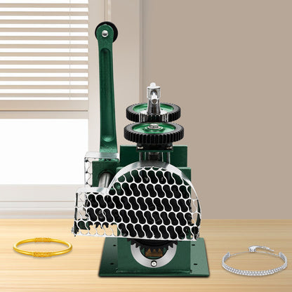 Rolling Mill – Rolmolen – Metaalwals – Draadwals – Sieraadmachine – 3-in-1 Functionaliteit – Duurzaam Gietijzer & Stalen Rollers – Viridity Variant