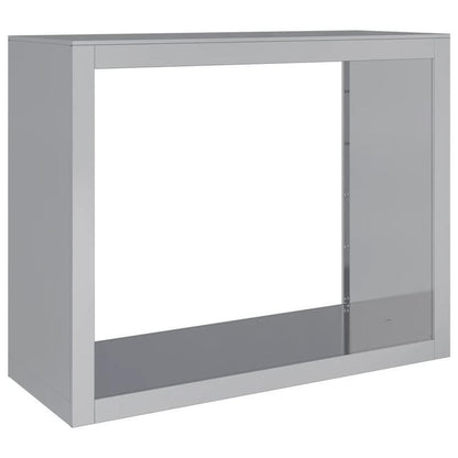 Houtopslag – Brandhoutrek – Haardhoutopslag – Houtberging – Houtrek – Gegalvaniseerd Staal – 100x40x80 cm – Stevig & Roestbestendig