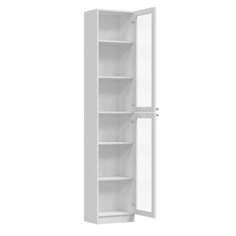 Vitrinekast – Vitrine – Glazen Kast – Displaykast – Opbergkast – 40 cm Breed – 16mm Gelamineerd Spaanplaat – 2 Glazen Deuren