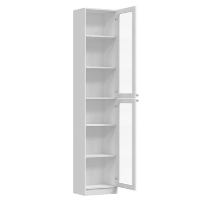 Vitrinekast – Vitrine – Glazen Kast – Displaykast – Opbergkast – 40 cm Breed – 16mm Gelamineerd Spaanplaat – 2 Glazen Deuren