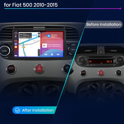 Multimedia Systeem FIAT 500 – Autoradio – Carplayer – Navigatiesysteem – 2 DIN Scherm – WiFi Variant – 7 Inch IPS Display – Geavanceerde DSP Geluidskwaliteit