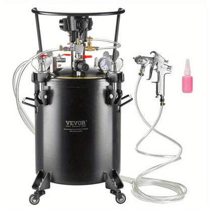 Automatische Verfspuit Drukpot – Verfcontainer – Spuitpot – Verfspuittank – Verfpot – 30 Liter Inhoud – Ingebouwde Roerfunctie – Max 70 PSI