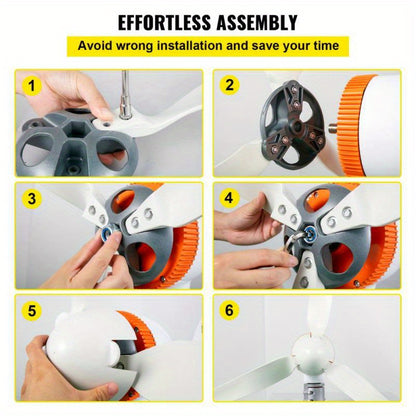 12V Windturbine Generator – Windenergie Generator – Windmolen – Compacte Turbine – 400W Output – MPPT-Controller – Volautomatisch Richtbaar